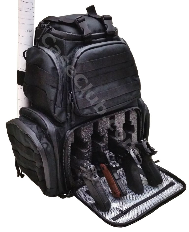 Illustrative example of gun backpack