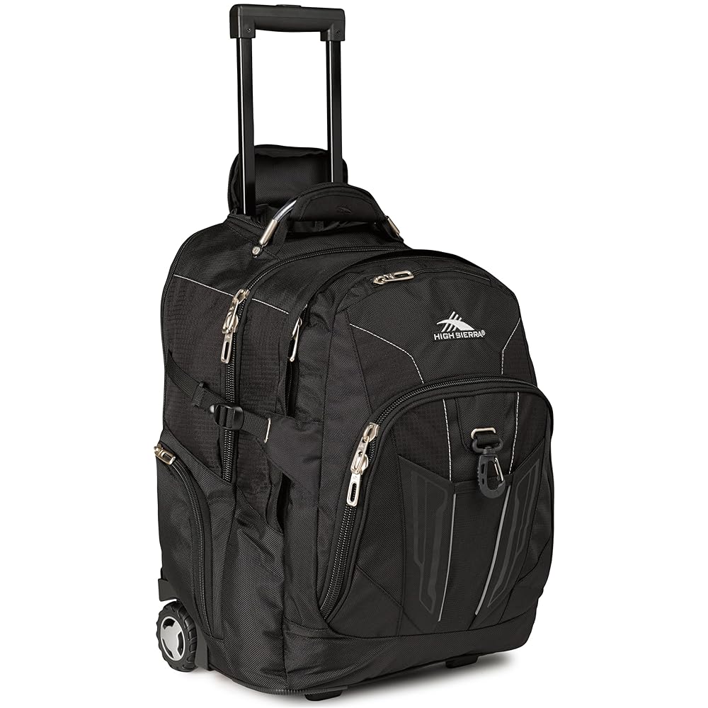 Illustrative example of high sierra backpack with wheels