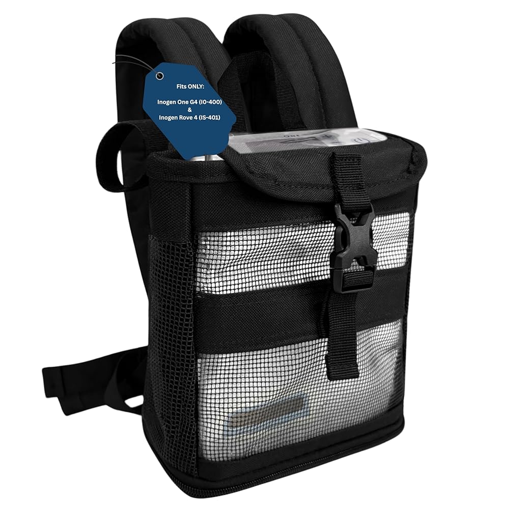 Illustrative example of inogen one g4 backpack