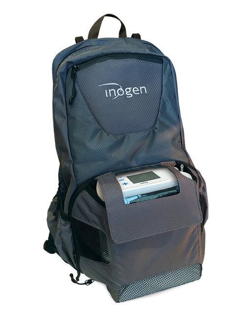 Illustrative example of inogen one g5 backpack