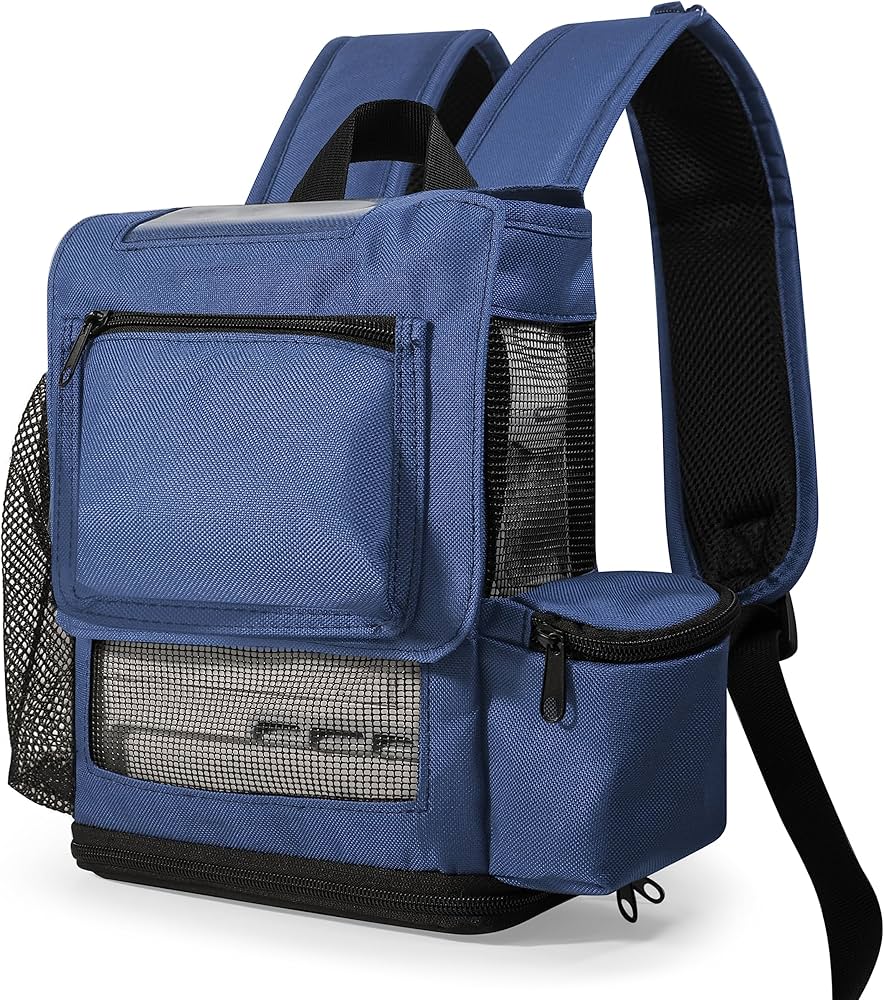 Illustrative example of inogen one g5 backpack