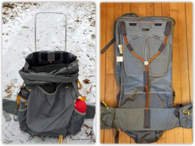 Illustrative example of internal frame backpack