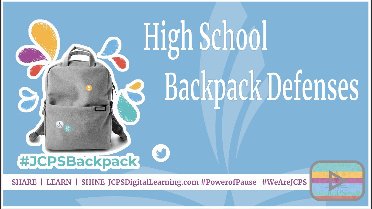 Illustrative example of jcps backpack