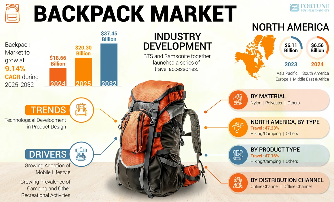 Illustrative example of large backpack