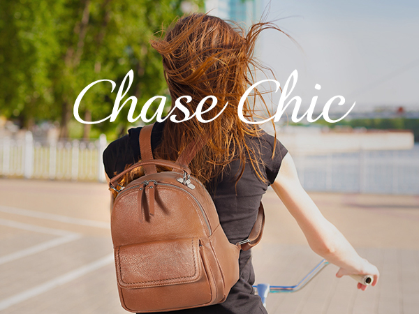 Illustrative example of leather little backpack