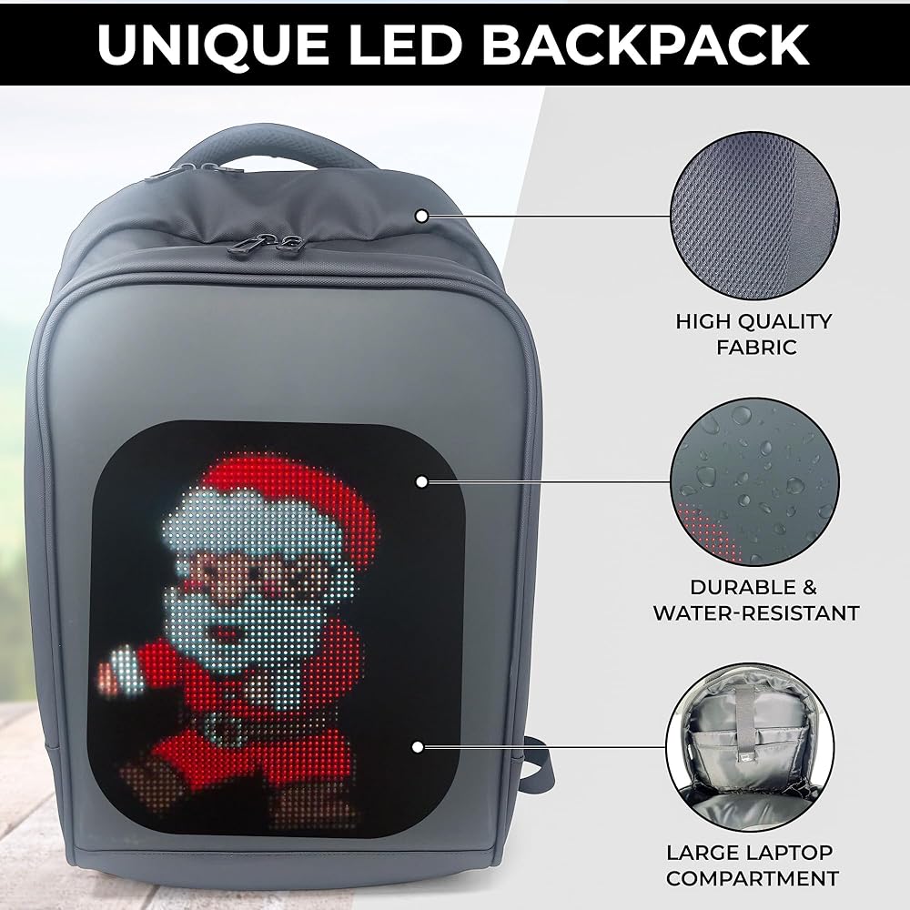Illustrative example of led for backpack