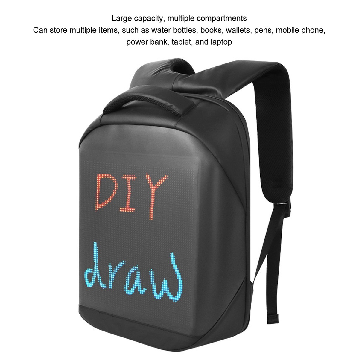 Illustrative example of led for backpack