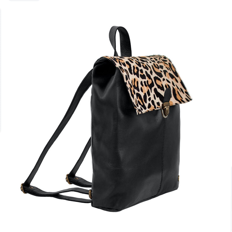 Illustrative example of leopard backpack