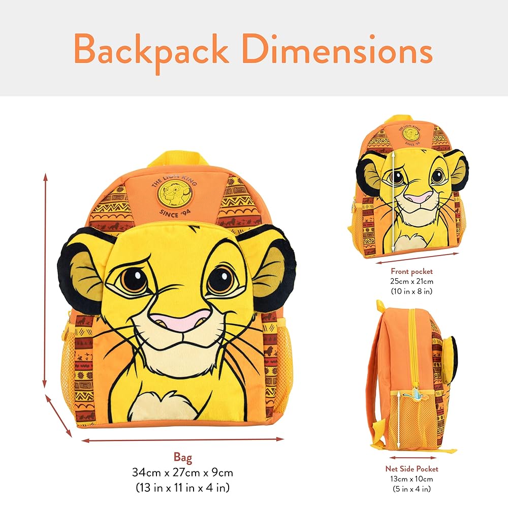 Illustrative example of lion king backpack