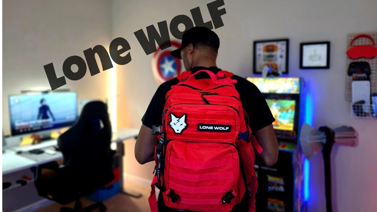 Illustrative example of lone wolf backpack