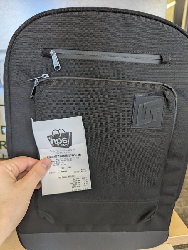 Illustrative example of ltt store backpack black friday deal