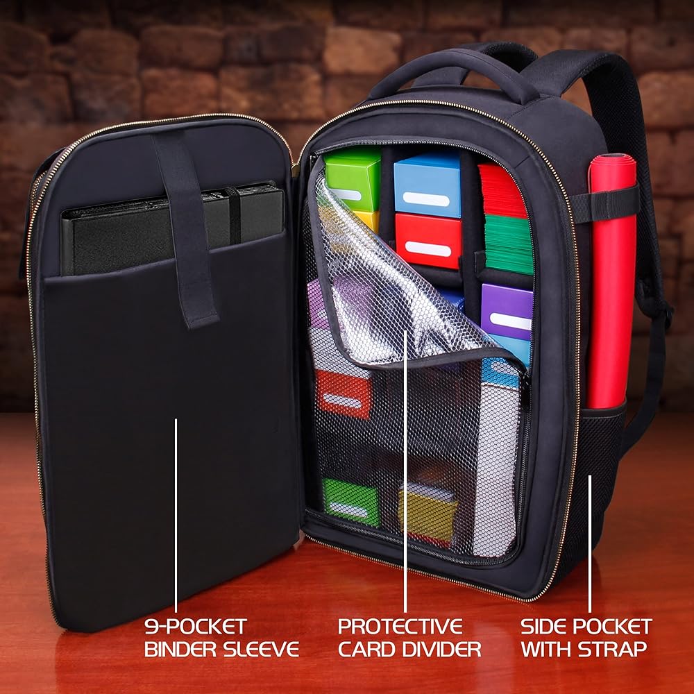 Illustrative example of magic the gathering backpack