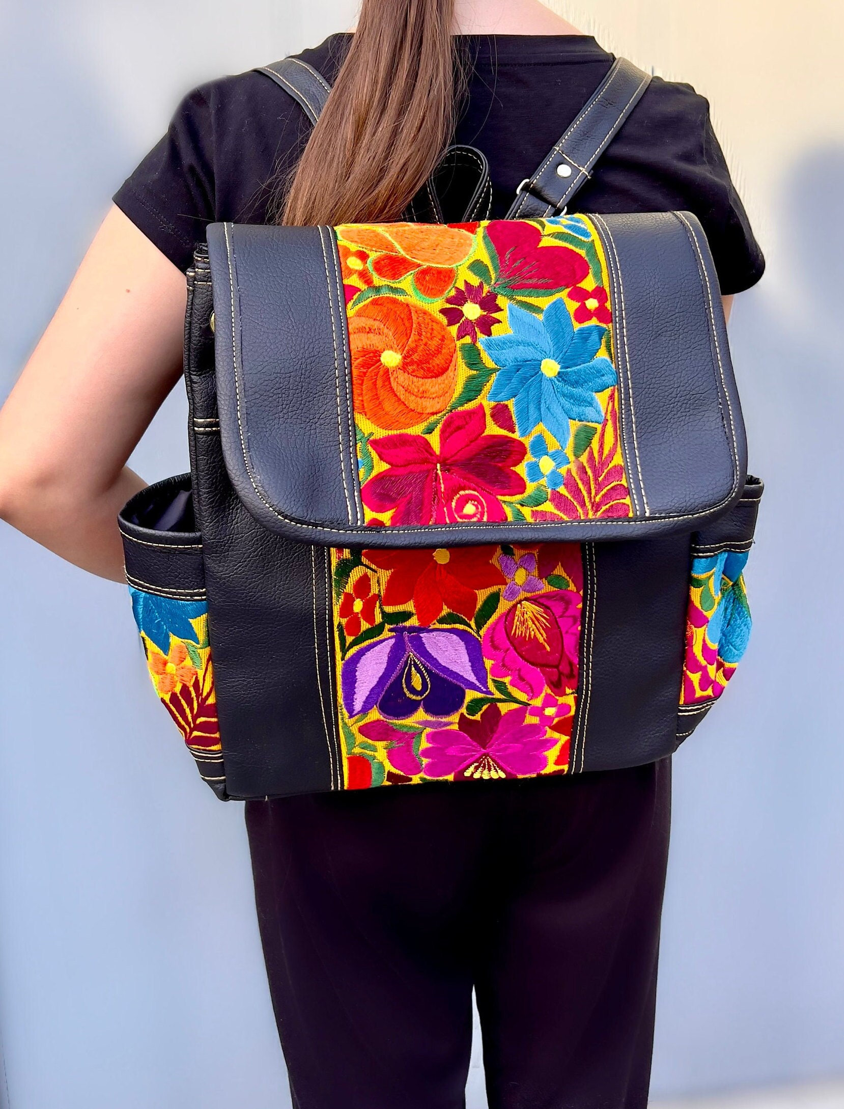 Illustrative example of mexican backpack