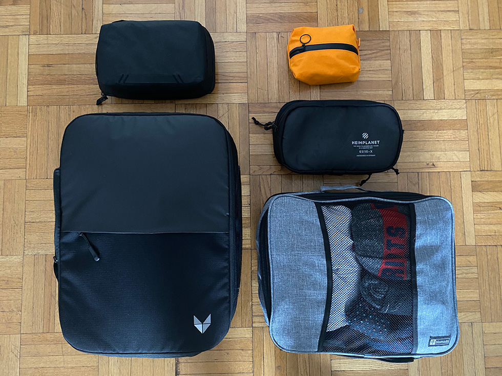 Illustrative example of modular backpack