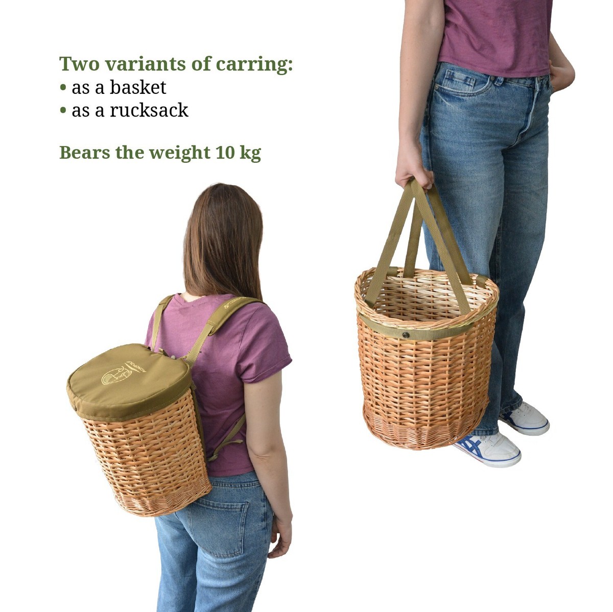 Illustrative example of mushroom backpack