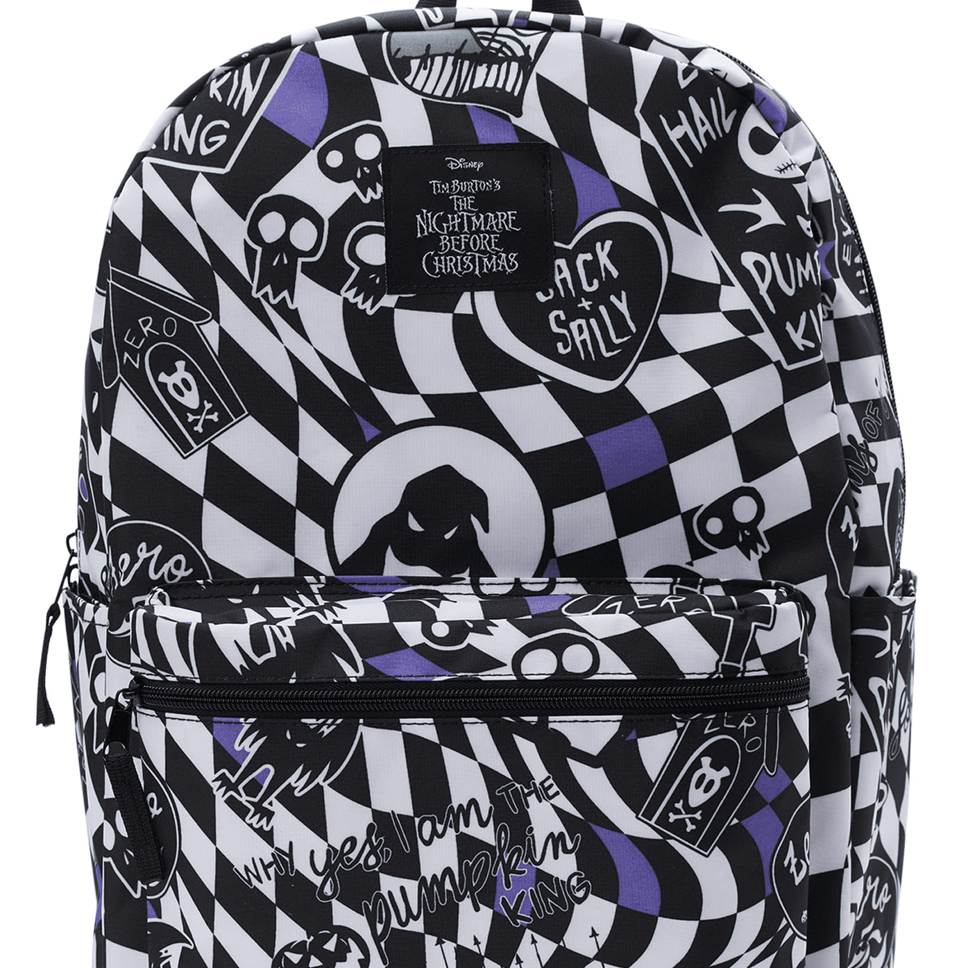 Illustrative example of nightmare before christmas backpack