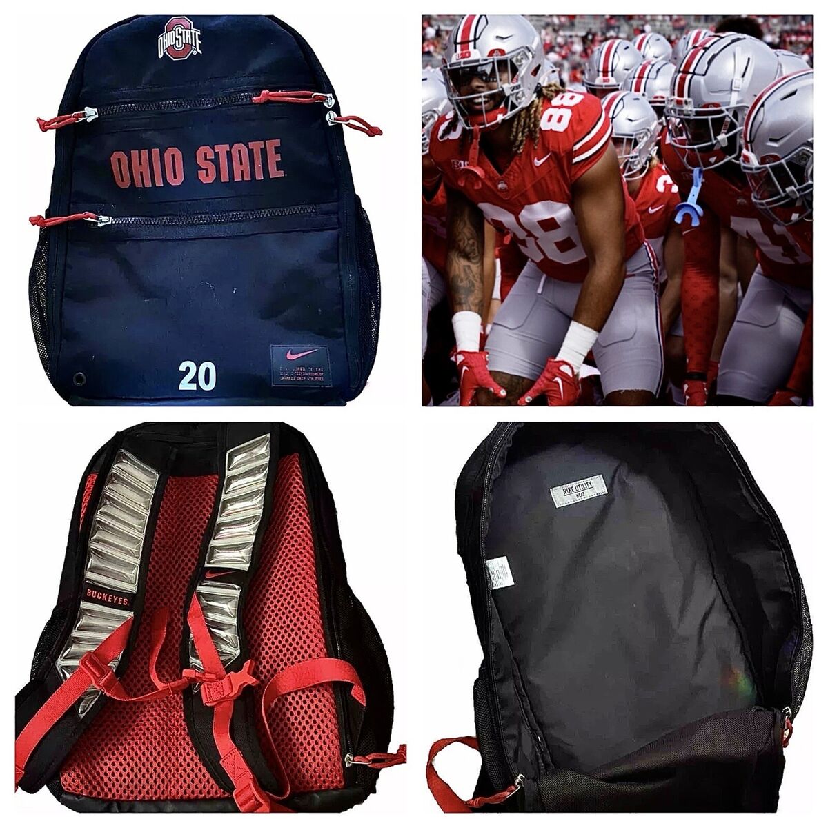 Illustrative example of ohio state backpack