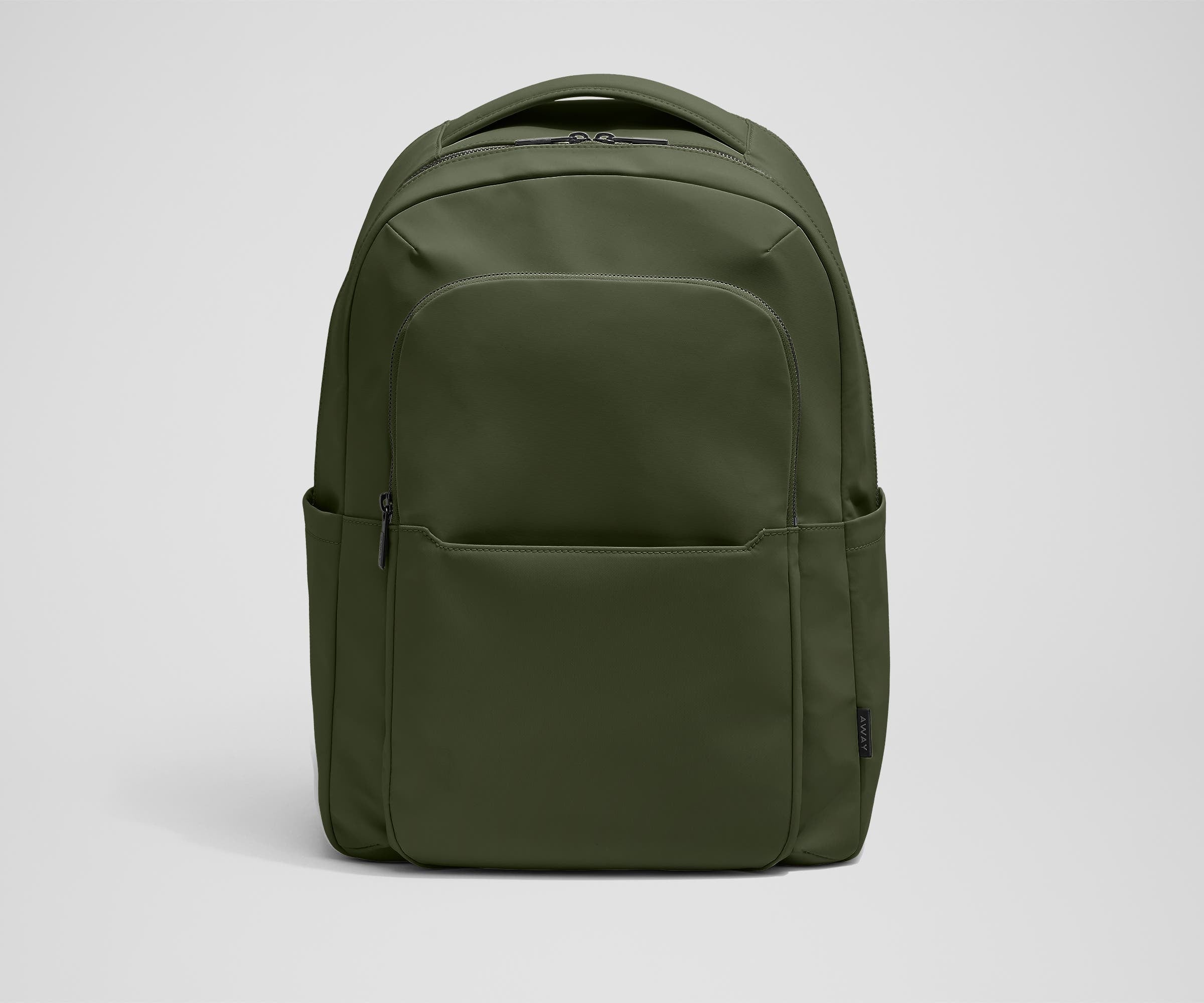 Illustrative example of olive green backpack