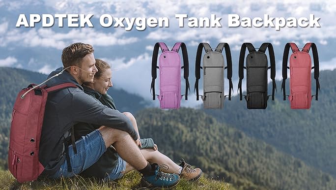 Illustrative example of oxygen tank backpack