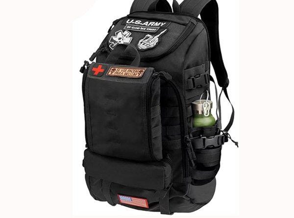 Illustrative example of patchy backpack