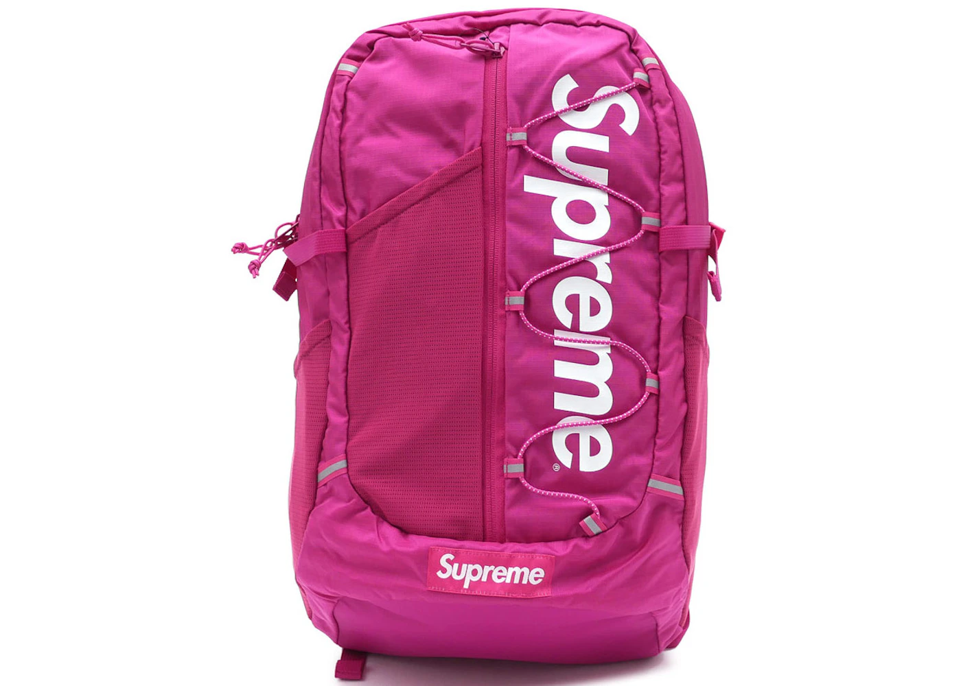 Illustrative example of pink supreme backpack