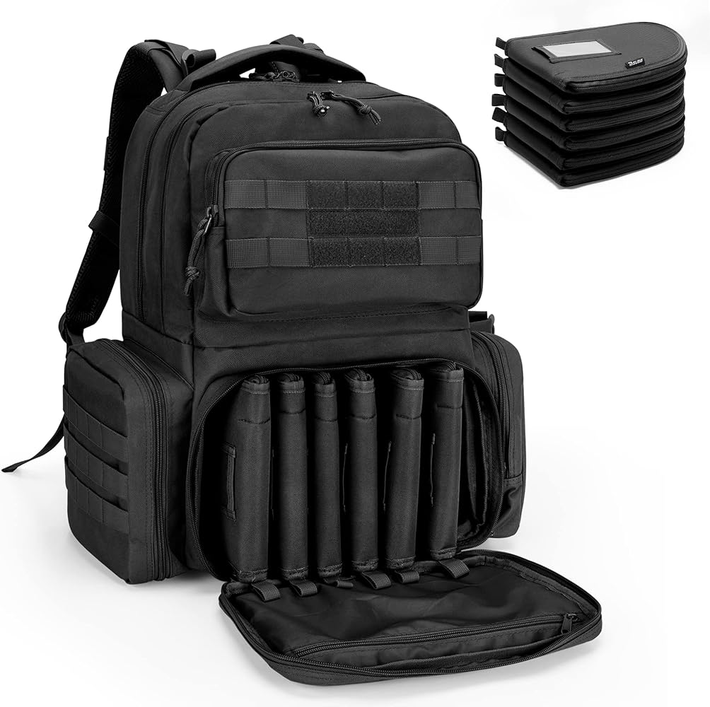Illustrative example of pistol backpack
