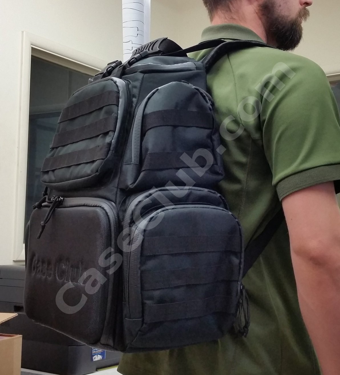 Illustrative example of pistol backpack