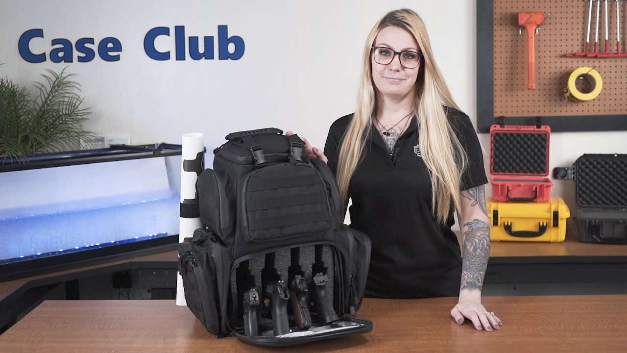 Illustrative example of pistol backpack