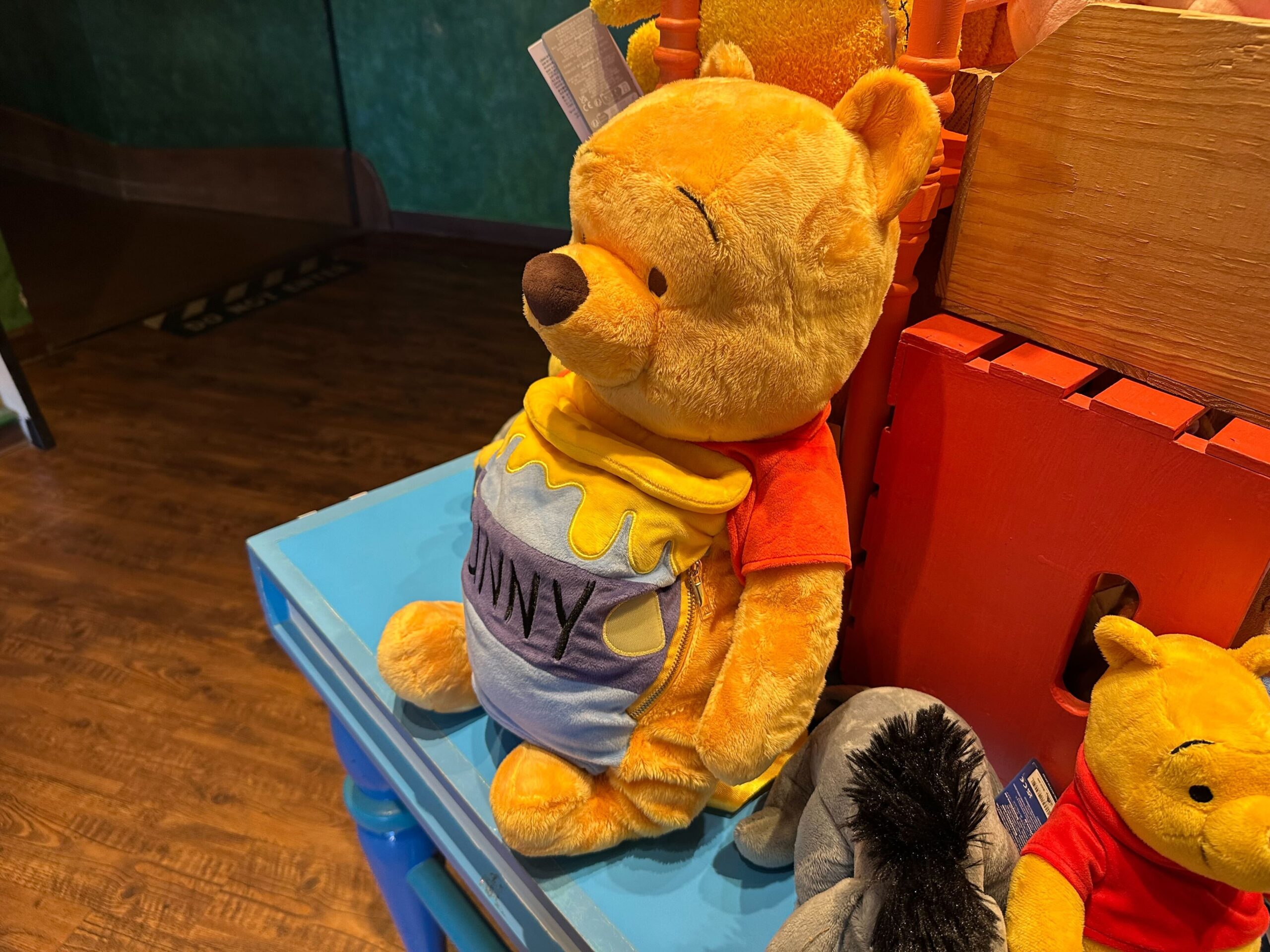 Illustrative example of pooh bear backpack