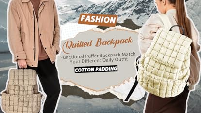 Illustrative example of puffer backpack