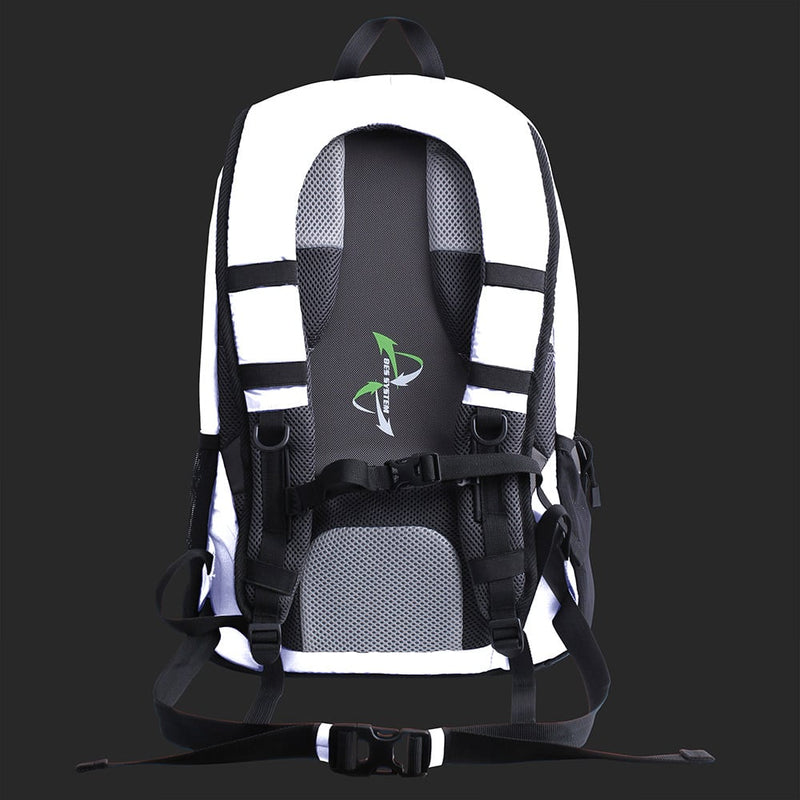 Illustrative example of reflective backpack