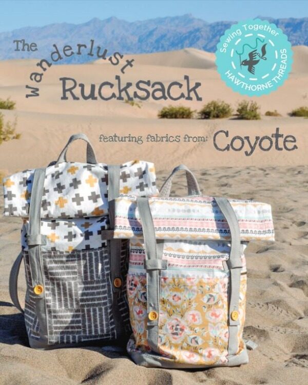 Illustrative example of rucksack backpack pattern