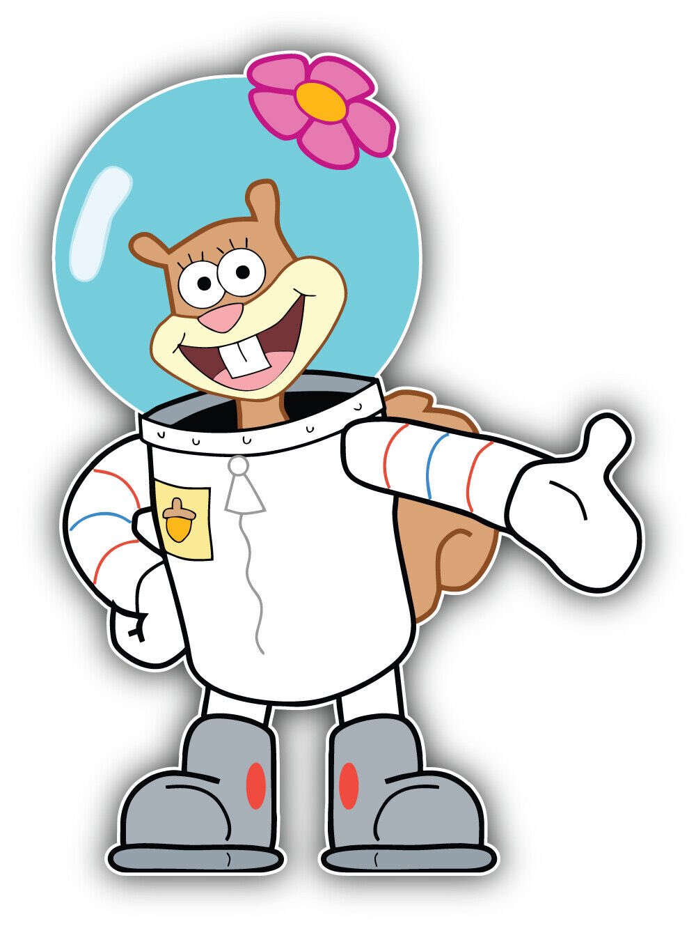 Illustrative example of sandy cheeks backpack
