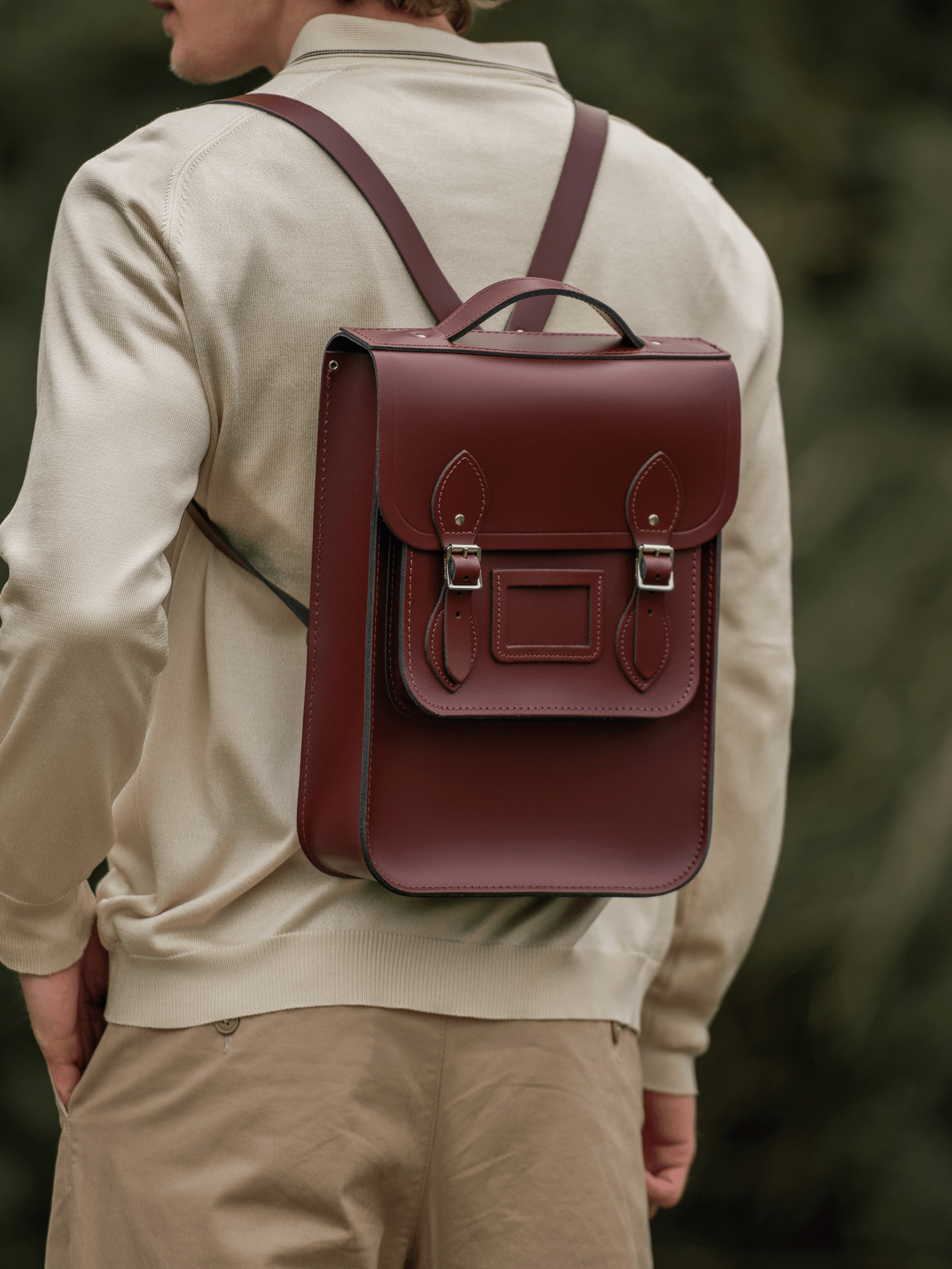 Illustrative example of satchel backpack