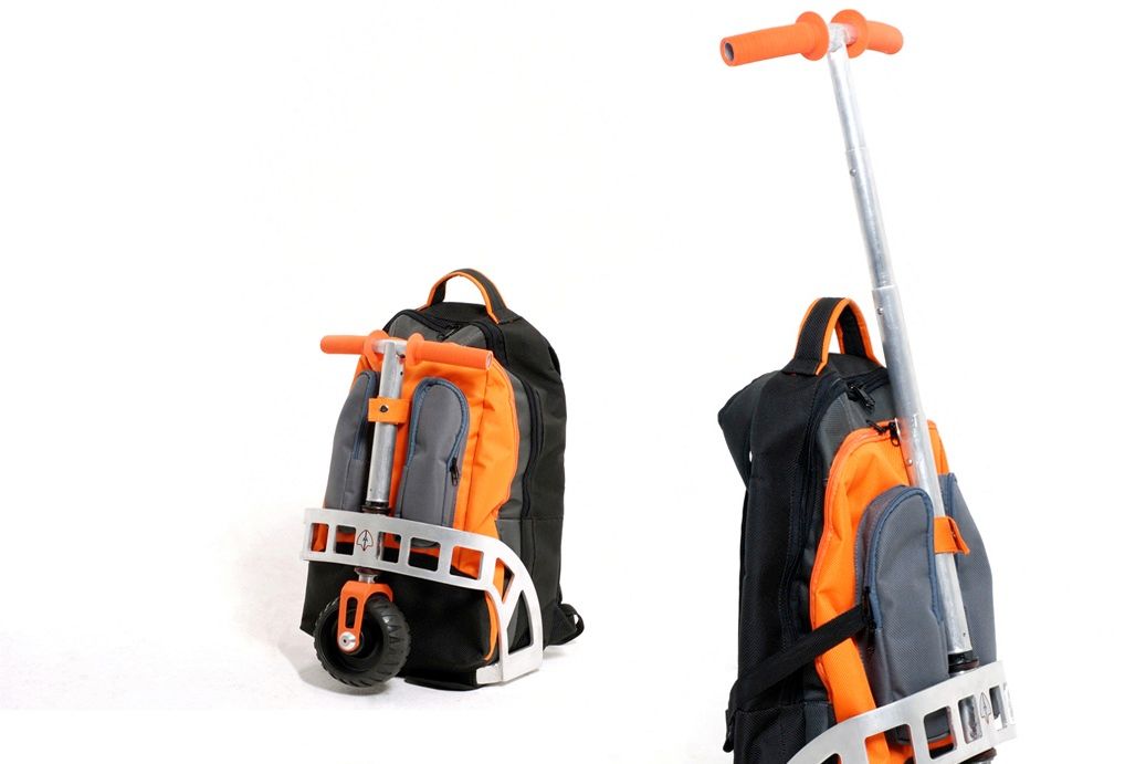 Illustrative example of scooter backpack