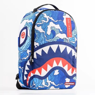 Illustrative example of shark mouth backpack