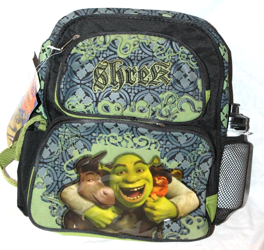 Illustrative example of shrek backpack