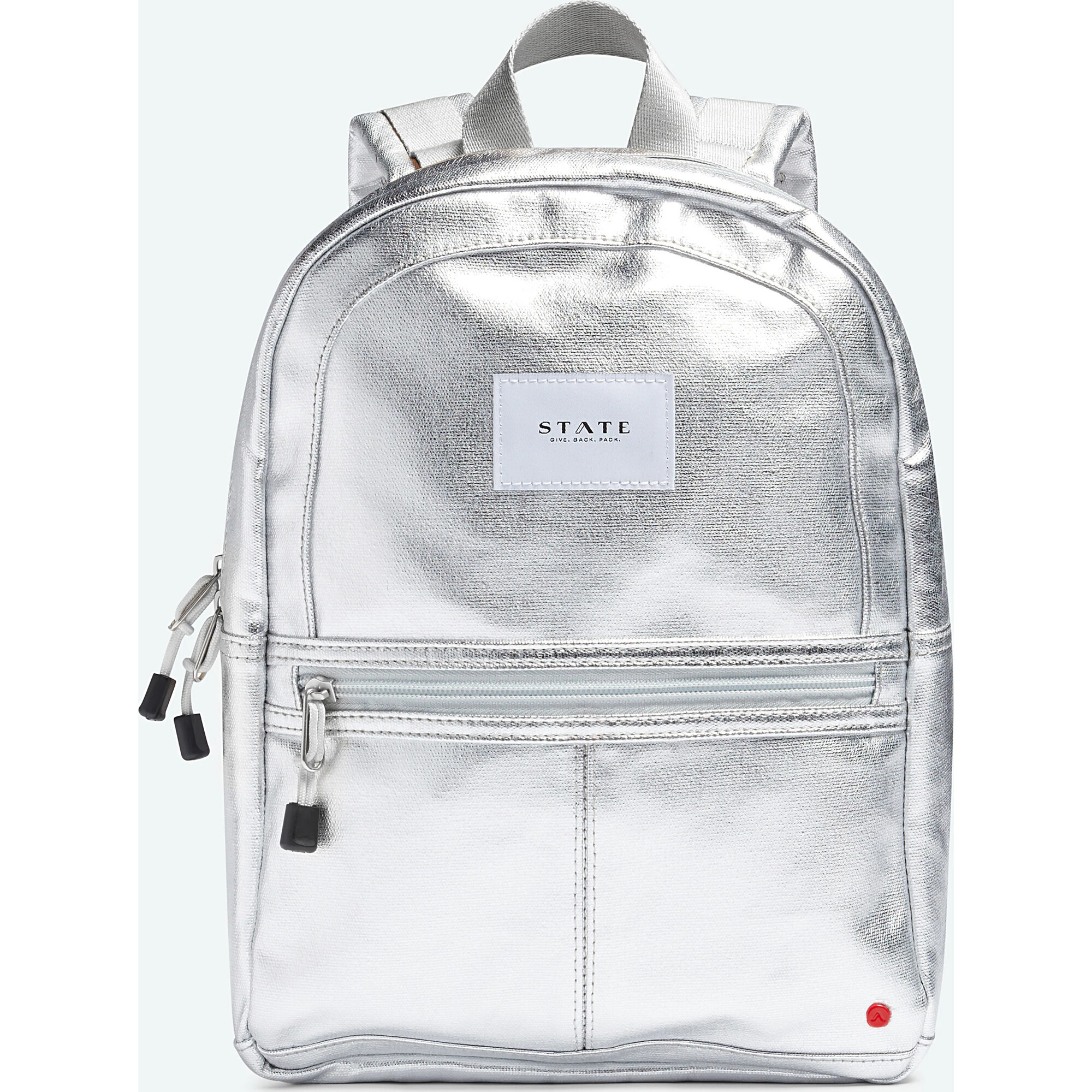 Illustrative example of silver backpack