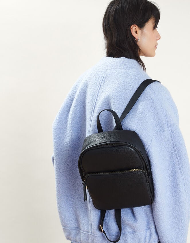 Illustrative example of small leather backpack