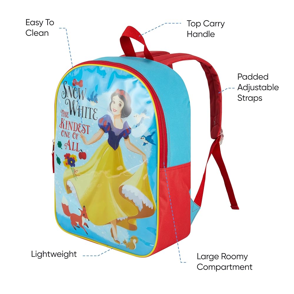 Illustrative example of snow white backpack