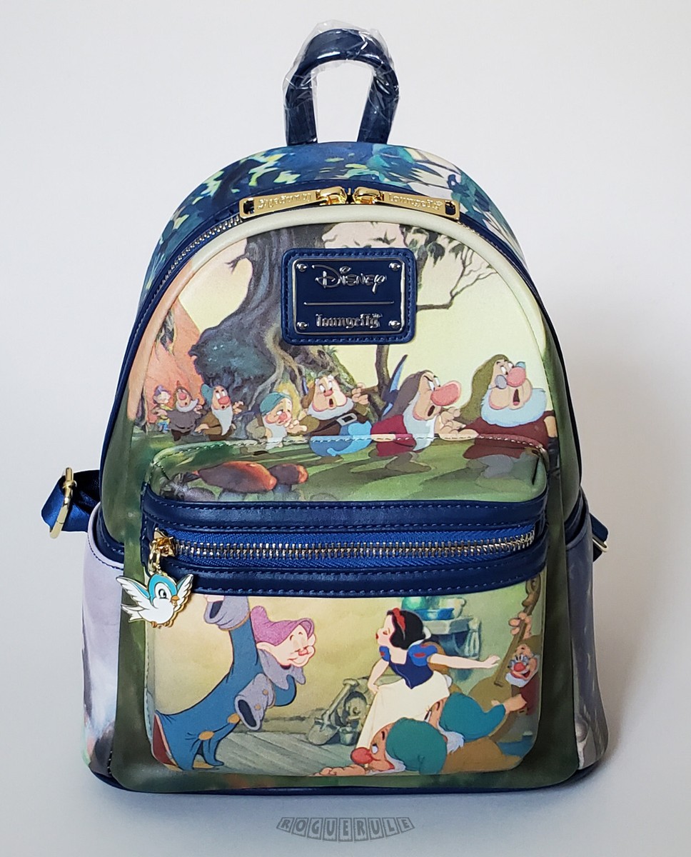 Illustrative example of snow white backpack