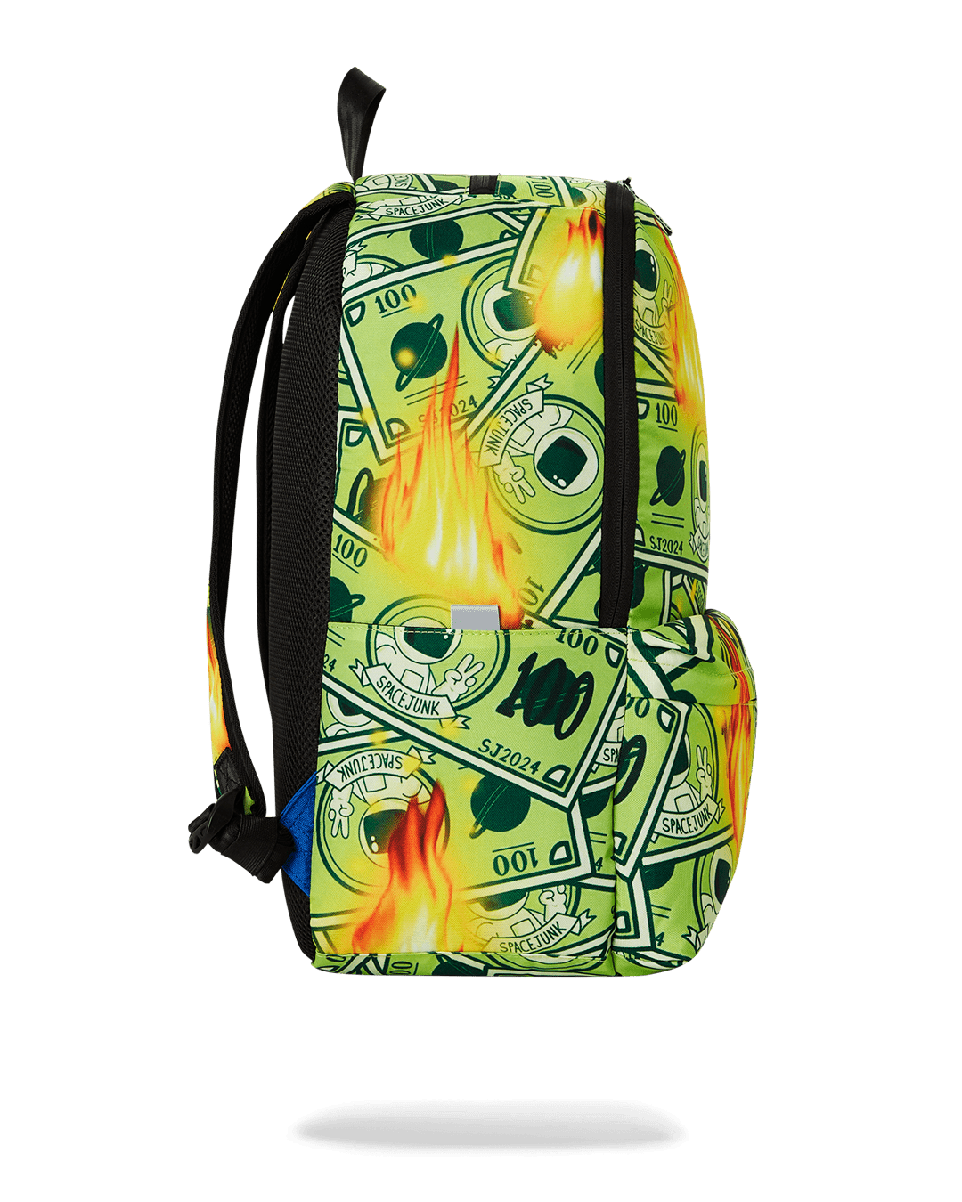 Illustrative example of space junk backpack