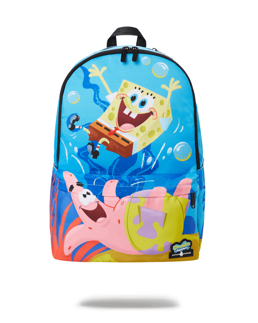 Illustrative example of spongebob backpack