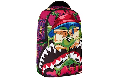 Illustrative example of sprayground money bear backpack