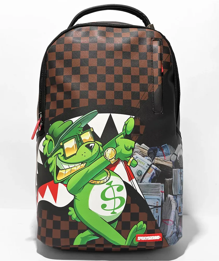 Illustrative example of sprayground money bear backpack