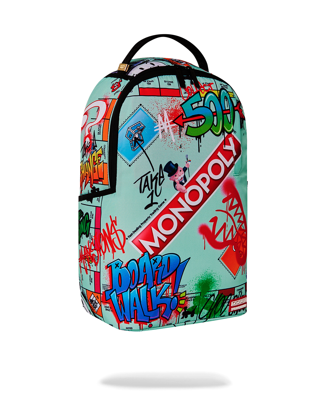 Illustrative example of sprayground monopoly backpack