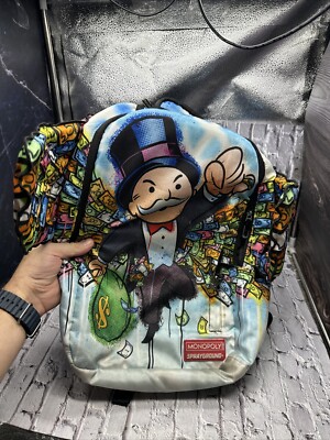 Illustrative example of sprayground monopoly backpack