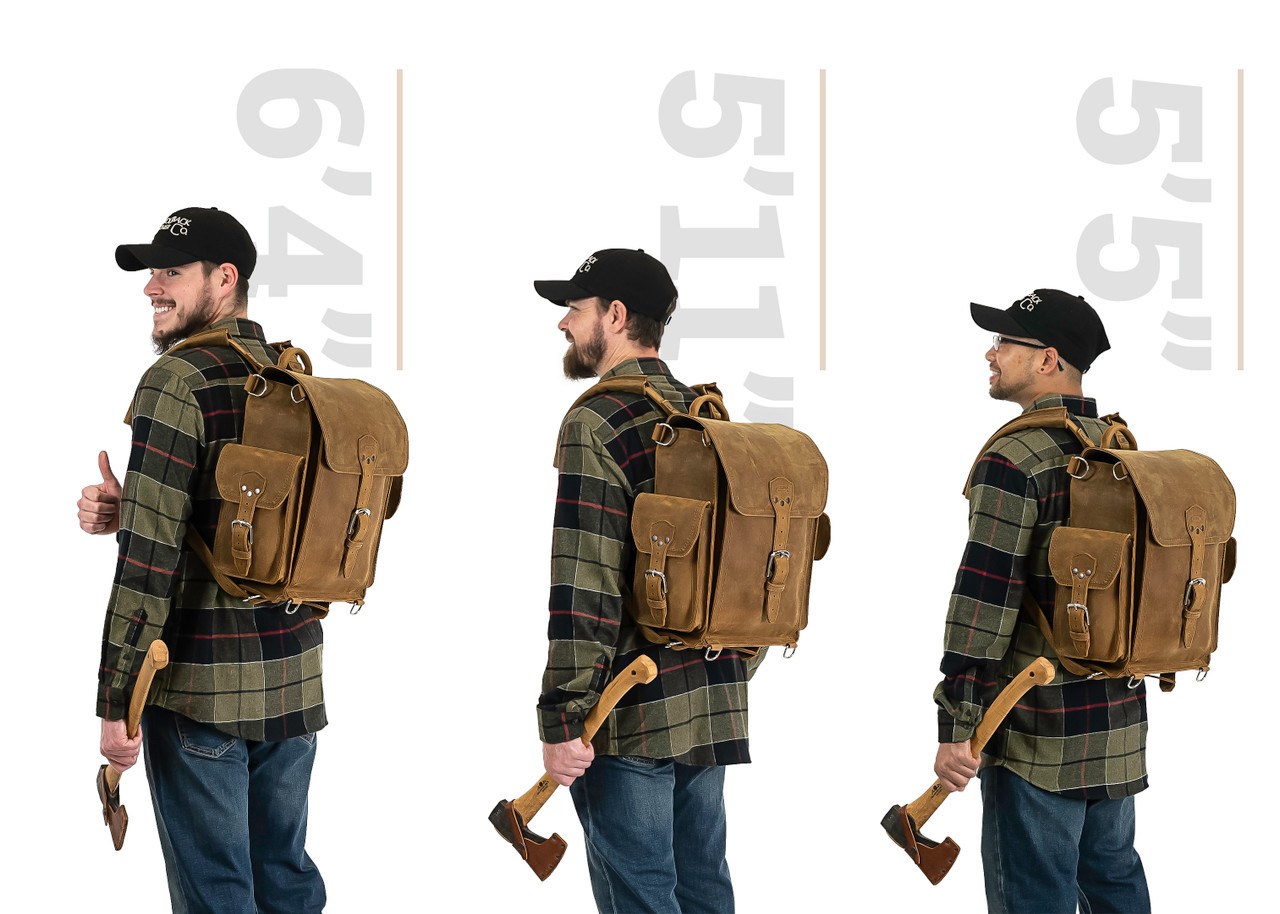 Illustrative example of square backpack