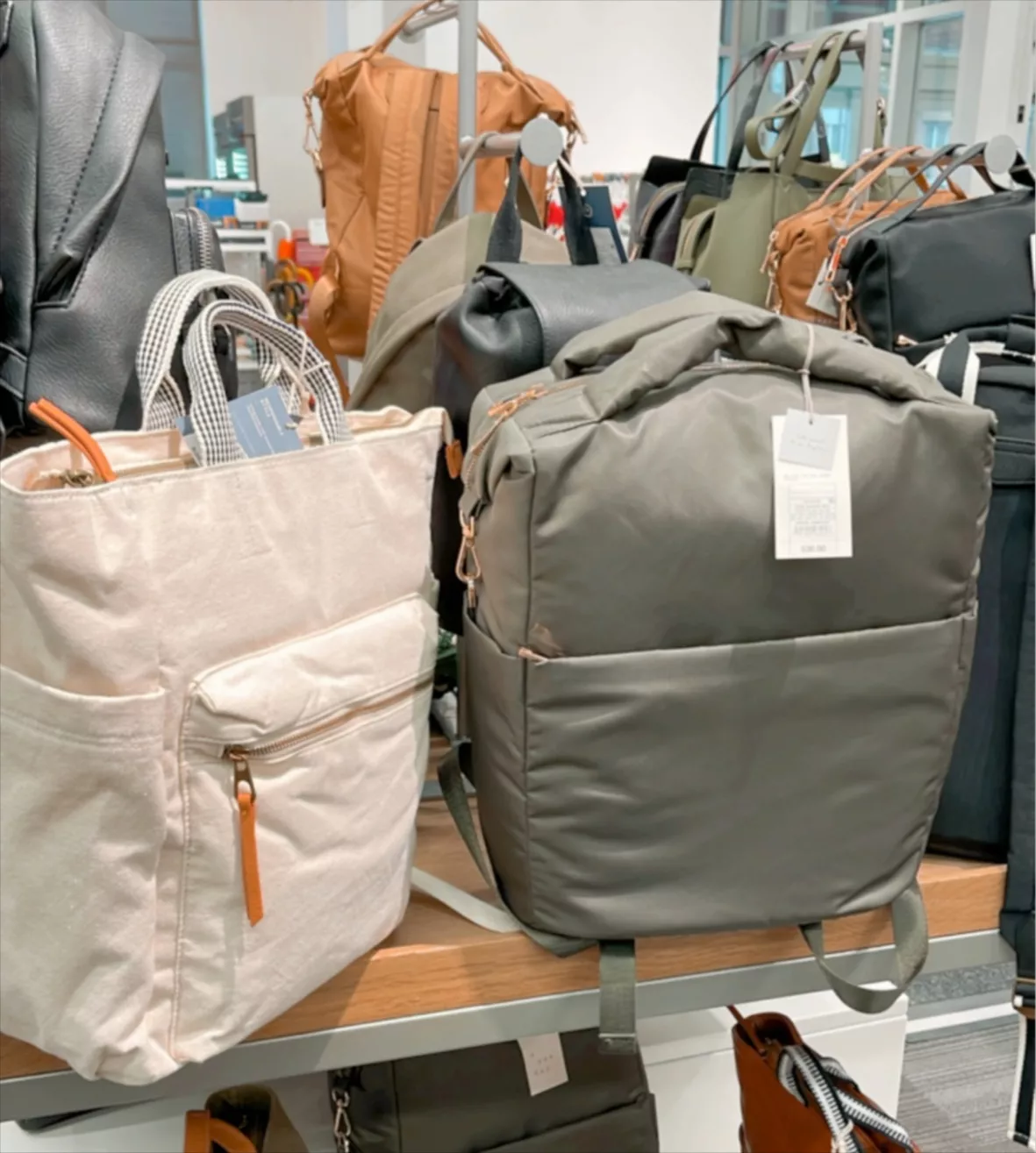 Illustrative example of square backpack