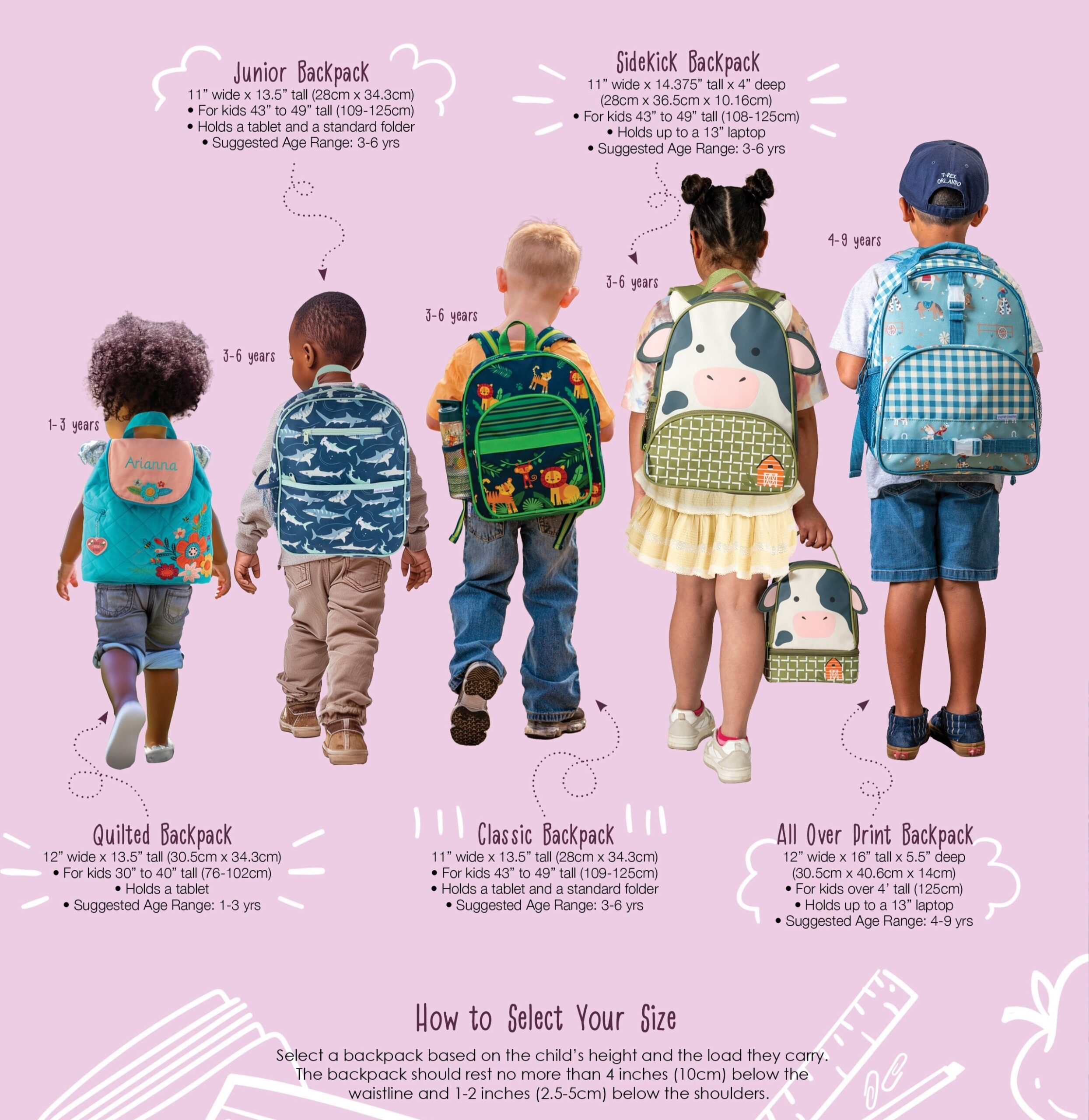 Illustrative example of stephen joseph backpack